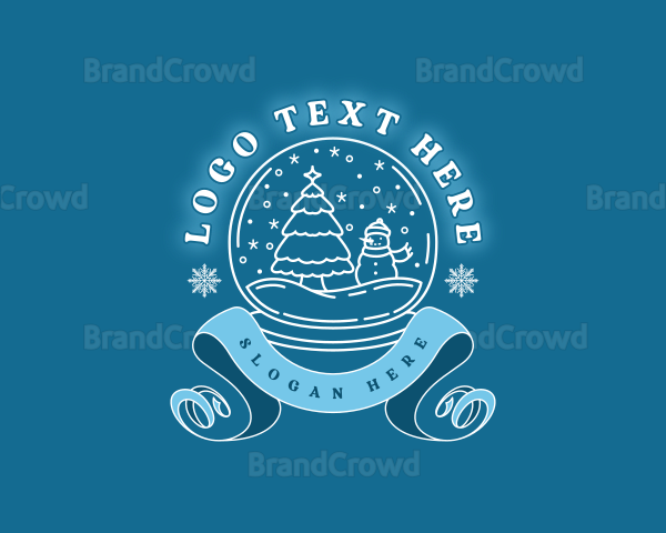 Christmas Snow Globe Logo