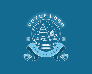 Christmas Snow Globe Logo