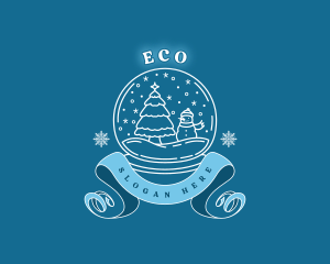 Parol - Christmas Snow Globe logo design