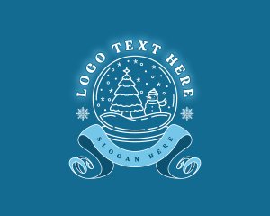 Christmas Snow Globe Logo