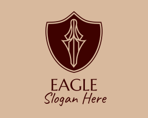 Medieval Dagger Crest  Logo