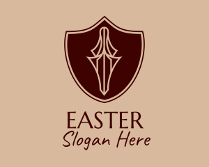 Medieval Dagger Crest  Logo