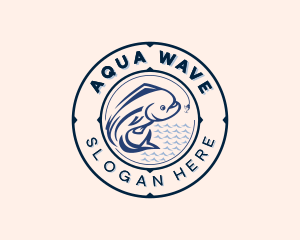 Ocean - Ocean Trout Fishing logo design