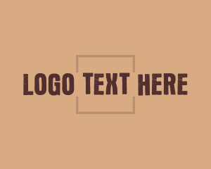 Square - Rustic Grunge Apparel logo design