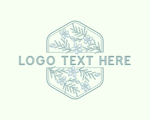 Stylish - Floral Periwinkle Flower logo design