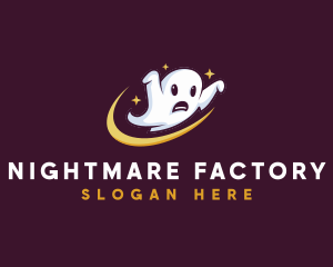 Scary - Scary Haunted  Ghost logo design