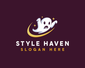 Spirit - Scary Haunted  Ghost logo design