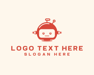 Preschool - Tech Boy Robot logo design