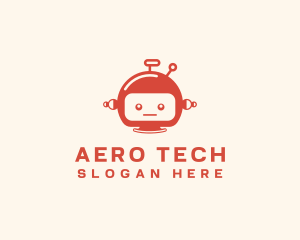 Tech Boy Robot logo design