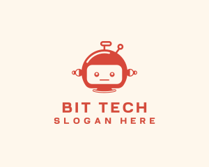 Tech Boy Robot logo design