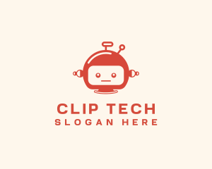 Tech Boy Robot logo design