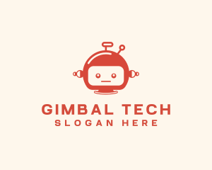 Tech Boy Robot logo design