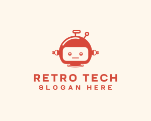 Tech Boy Robot logo design