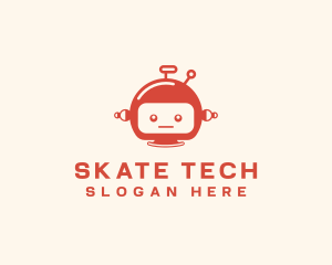 Tech Boy Robot logo design