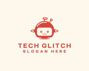 Tech Boy Robot logo design