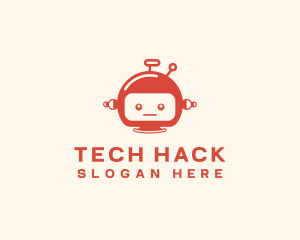 Tech Boy Robot logo design