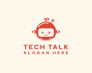 Tech Boy Robot logo design