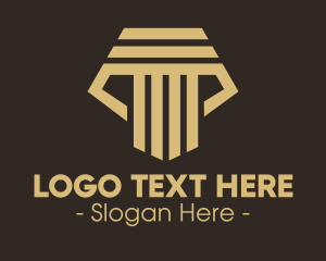 Bars - Abstract Diamond Mole logo design