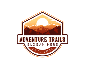 Mountain Adventure Camping logo design