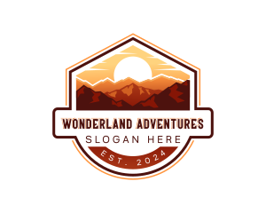 Mountain Adventure Camping logo design