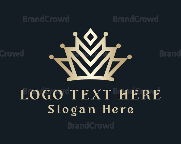 Expensive Luxury Crown Logo