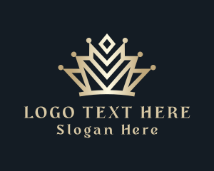 Glamorous - Expensive Luxury Crown logo design