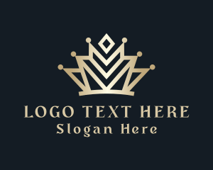 Expensive Luxury Crown Logo