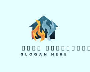 Thermal - Home Fire Ice logo design