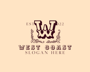 West - Generic Western Vine logo design