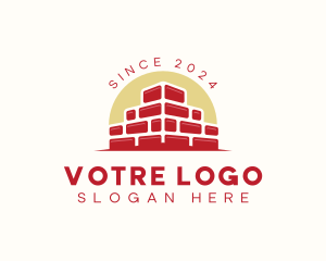 Floor - Paving Brick Builder logo design