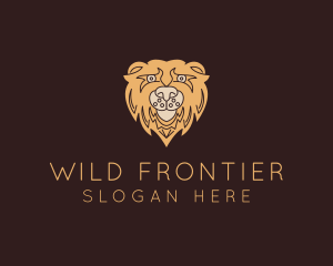 Wild Grizzly Bear logo design