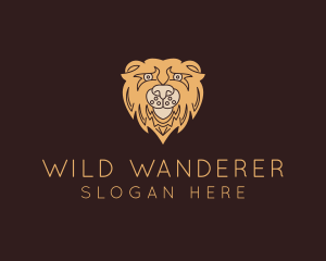 Wild Grizzly Bear logo design