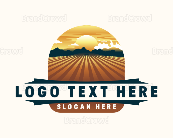 Farm Agriculture Field Logo