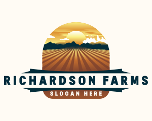 Farm Agriculture Field logo design