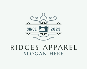 Sewing Machine Apparel  logo design