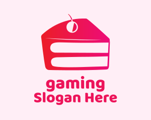 Cherry Cake Slice Logo