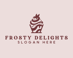 Icing - Chocolate Icing Dessert logo design