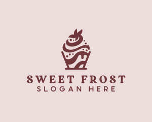 Icing - Chocolate Icing Dessert logo design