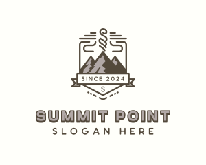 Mountain Hiker Summit logo design