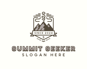 Mountain Hiker Summit logo design
