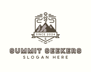 Mountain Hiker Summit logo design