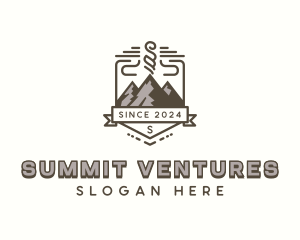 Mountain Hiker Summit logo design