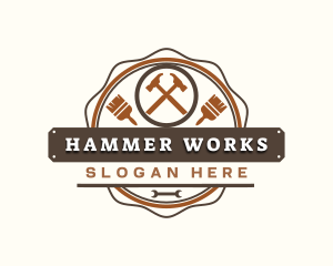 Hammer - Hammer Paint Repair logo design