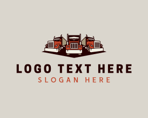 Transport - Logistics Truck Fleet logo design