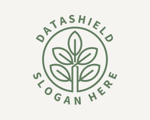 Garden Plant Seedling Logo