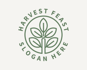 Garden Plant Seedling logo design