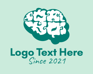 Research - Green Brain Psychology logo design