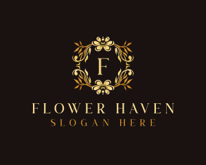 Flower Crest Beauty logo design