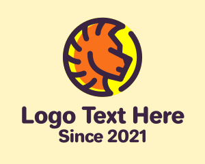 Tiger - Lion Head Coin logo design