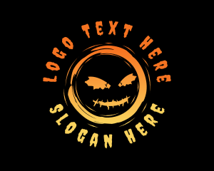 Ghost - Creepy Halloween Ghost logo design